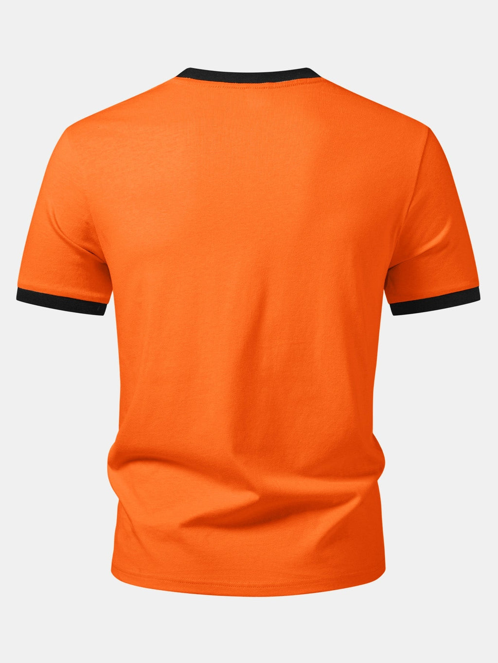 California Mountain Print Contrast Ringer T-Shirt