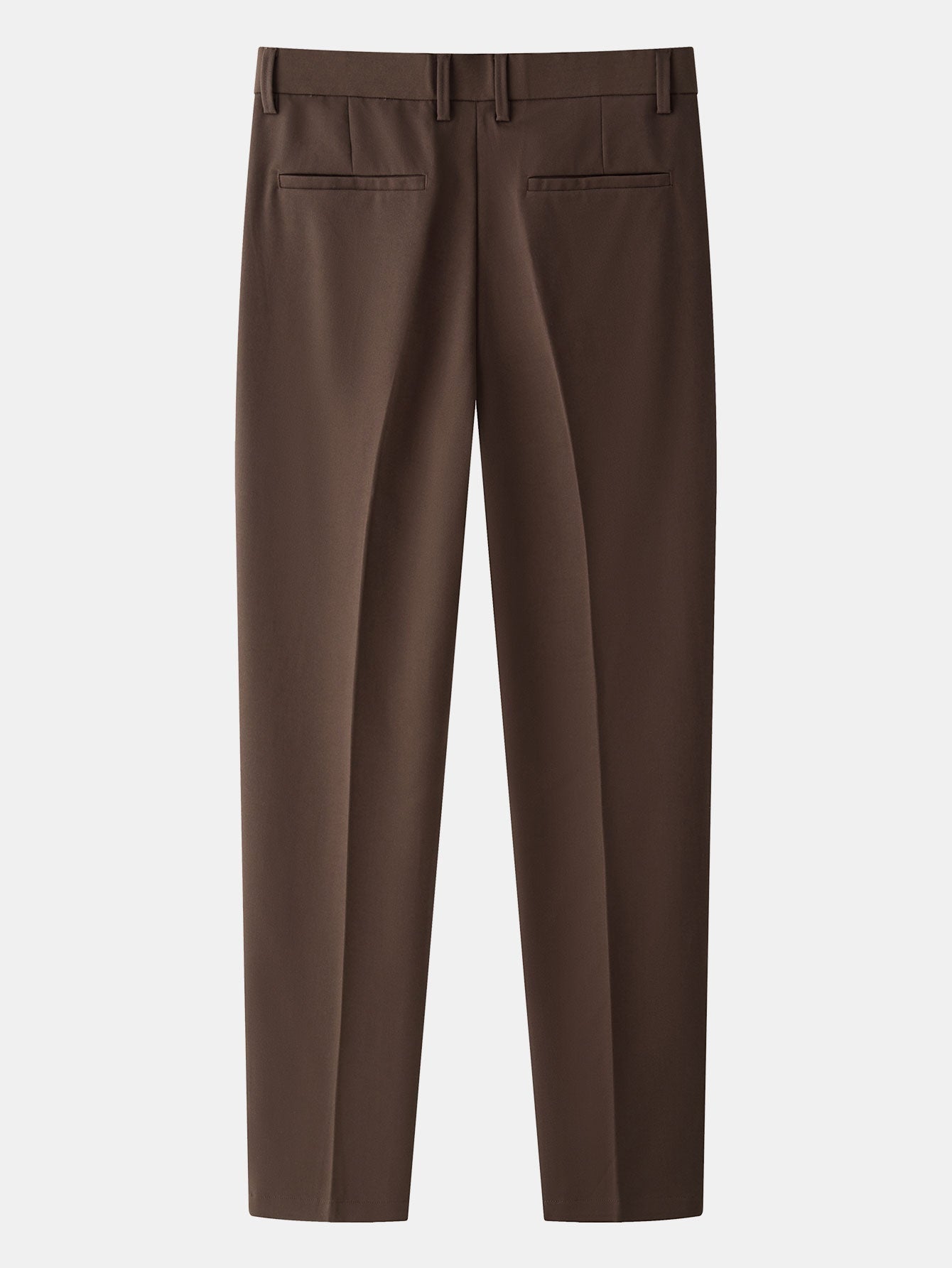 Linen Textured Knit Polo & Slim Fit Tapered Trousers