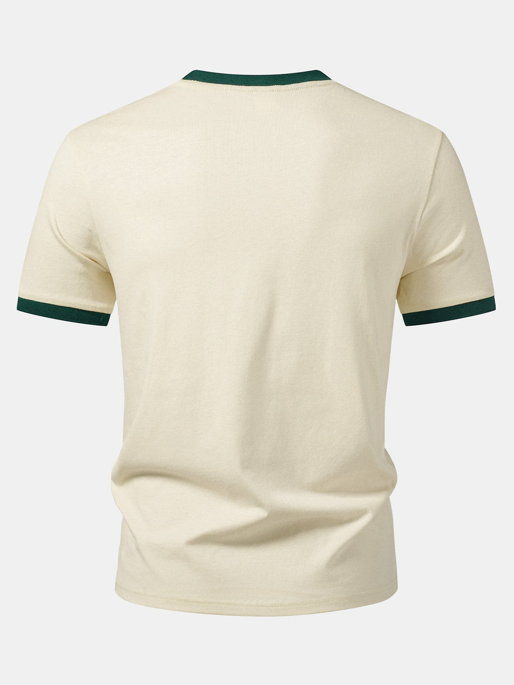 California Mountain Print Contrast Ringer T-Shirt
