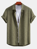 Linen Look Button Up Shirt