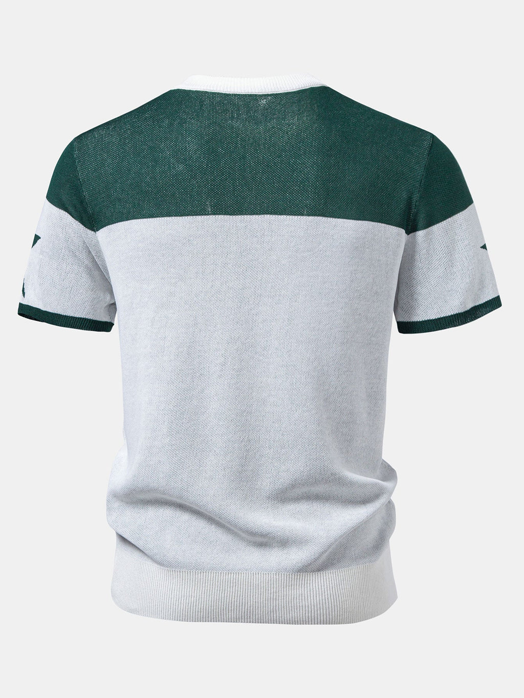 Contrast Number 7 Knit T-Shirt