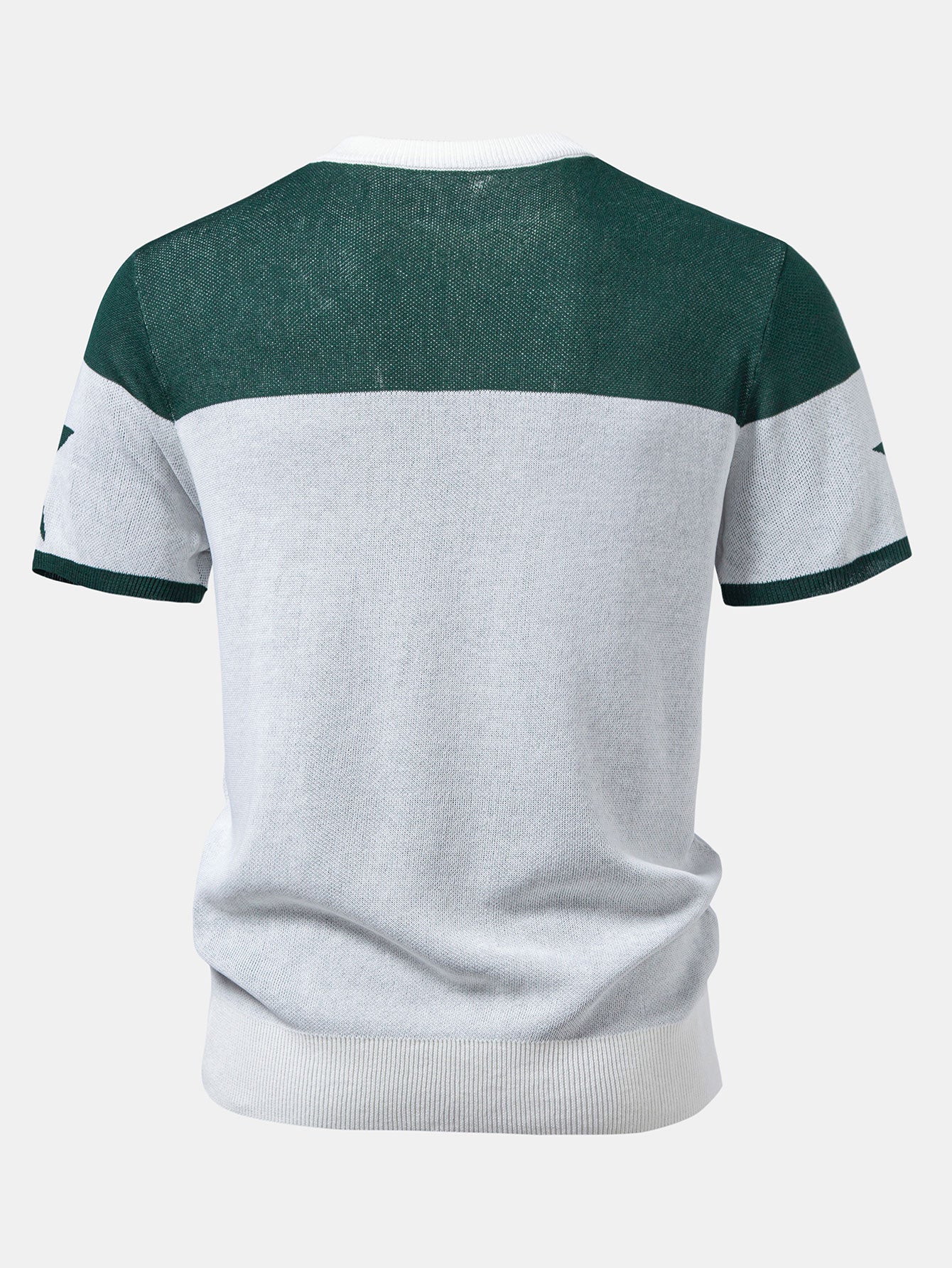 Contrast Number 7 Knit T-Shirt