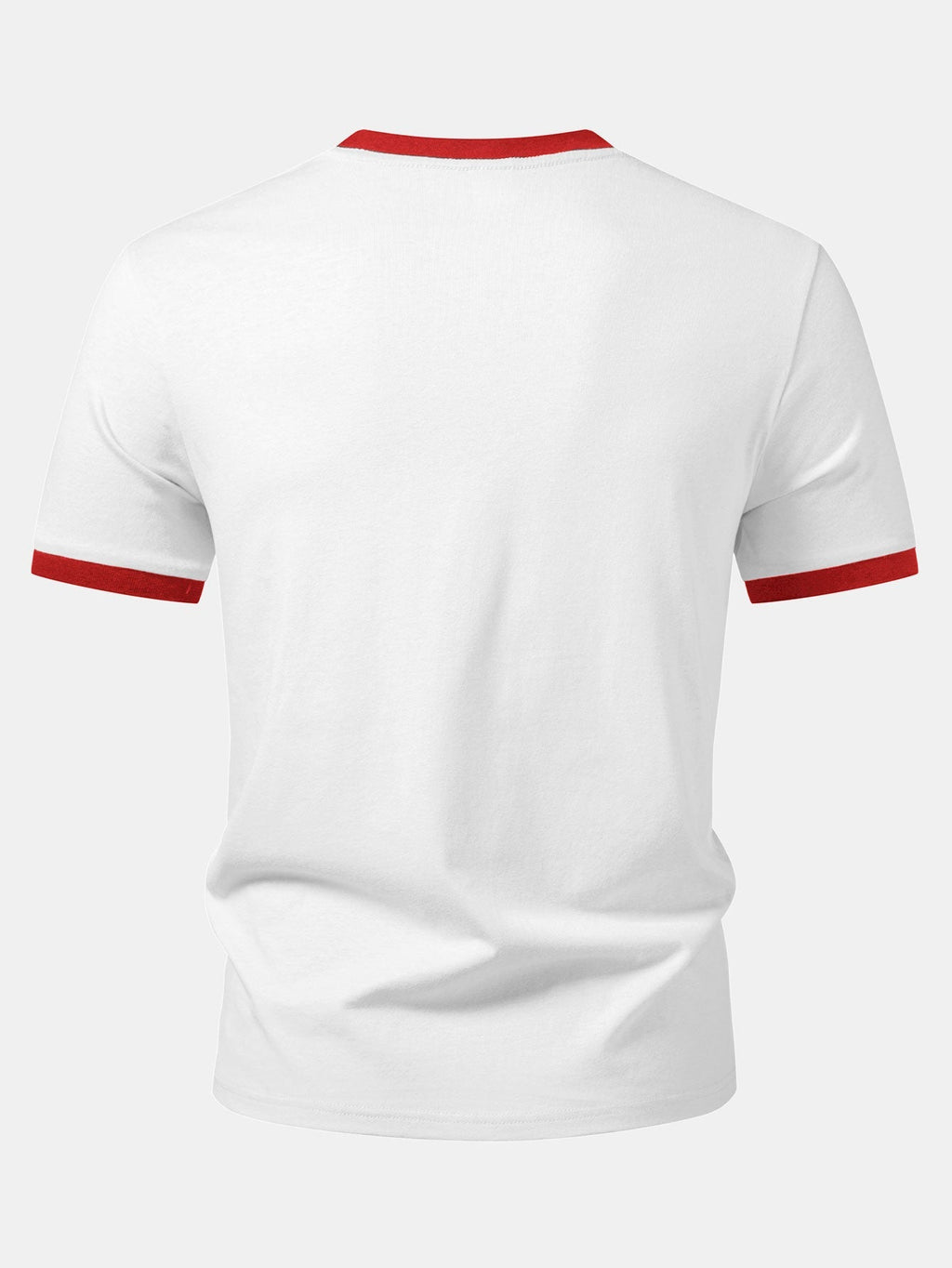 Cherry Print Contrast Ringer T-Shirt