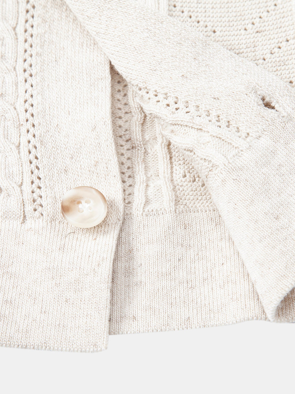 Linen Textured Knit Shirt & Slim Fit Tapered Trousers
