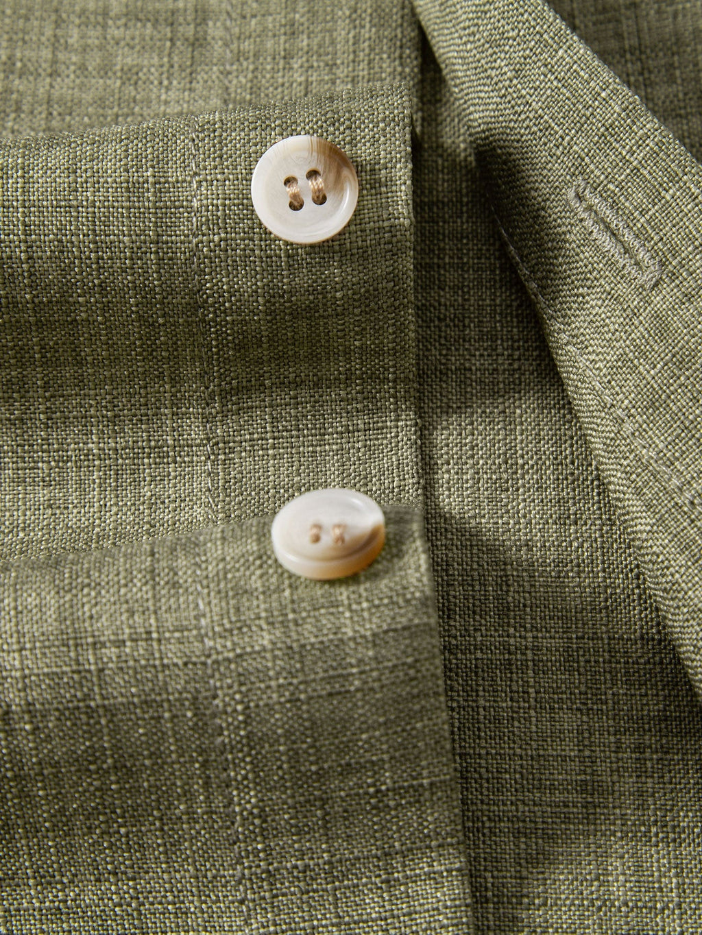 Linen Look Button Up Shirt & Straight Leg Linen Pants