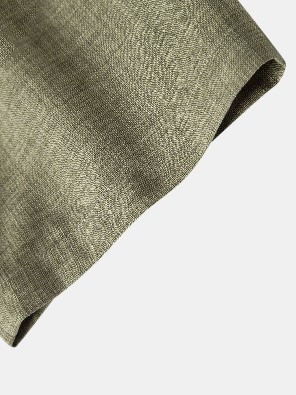 Linen Look Button Up Shirt & Straight Leg Linen Pants