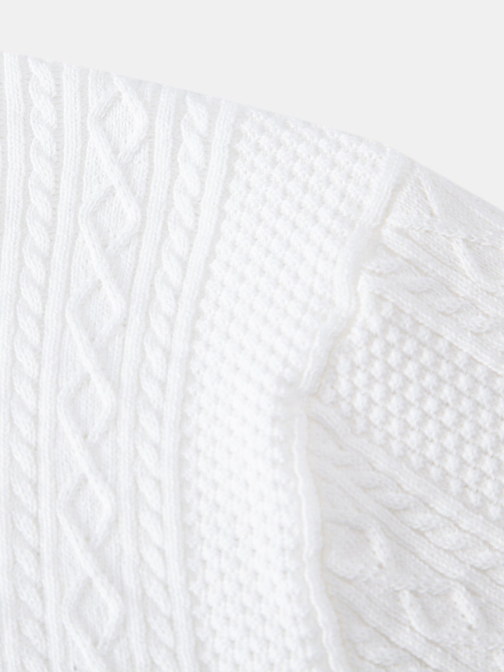 Geometric Jacquard Knit Polo & Slim Fit Tapered Trousers